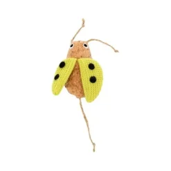 Kattleksak Lemmo nyckelpiga gul