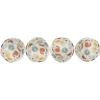 Kattleksak Leopardboll 4-pack