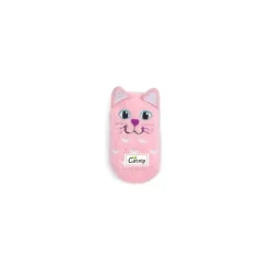 Kattleksak minisock cuddler rosa katt