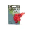 Kattleksak Play-N-Squeak Red Bird