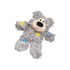 Kattleksak Softies Patchwork Bear Grå