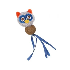 Kattleksakuggla med catnip