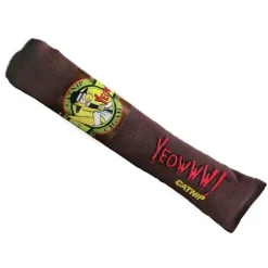 Kattleksak Yeowww Brun Cigar cat toy