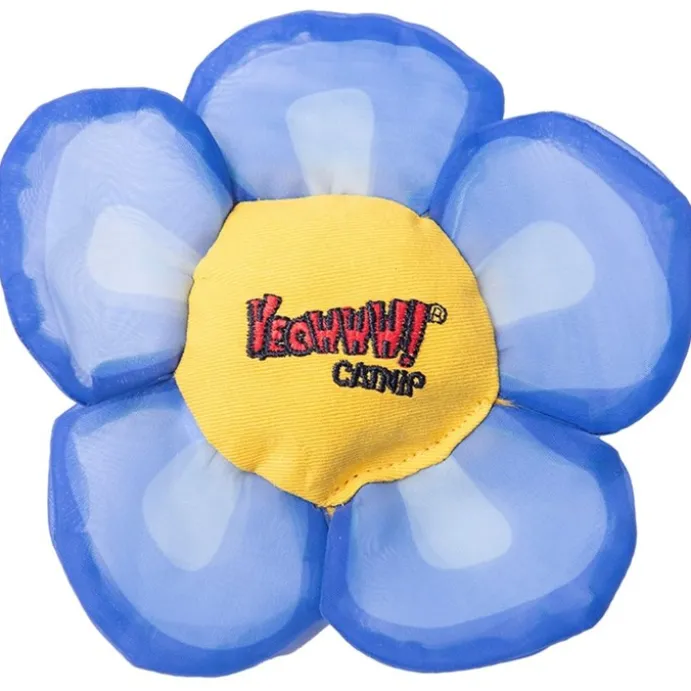 Kattleksak Yeowww Daisys Flower blå