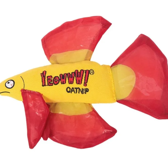 Kattleksak YEOWWW Mo Betta kampfisk röd