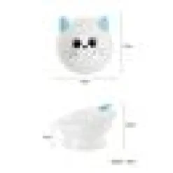 Kattmatskål Cat Face Tilt Blå