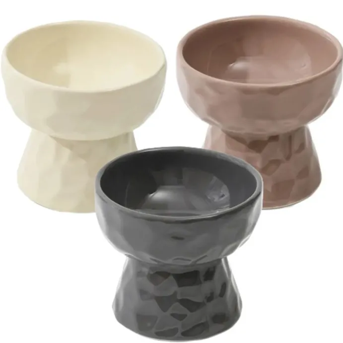 Kattmatskål Ceramic Ädelruggad Rak