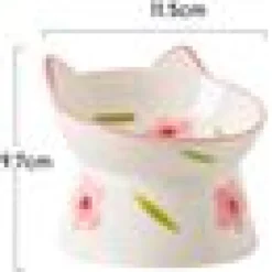 Kattmatskål Floral Luxury Ceramic
