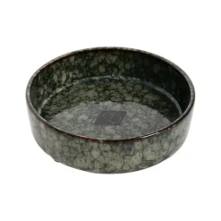Kattmatskål Green Jasper Hög