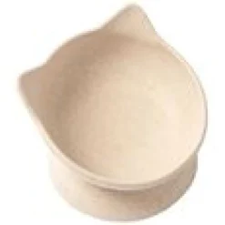 Kattmatsål Archie Bamboo Tilt Beige