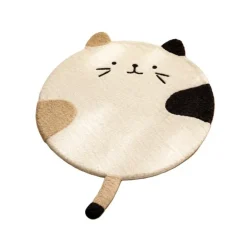 Kattmatta 100% ull våttovad mjuk och mysig