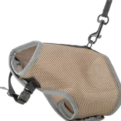 Kattsele mjuk med koppe taupe