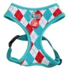 Kattsele Puppia Argyle Harness Aqua S