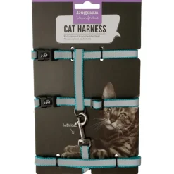 Kattsele-set Turkos med reflexband