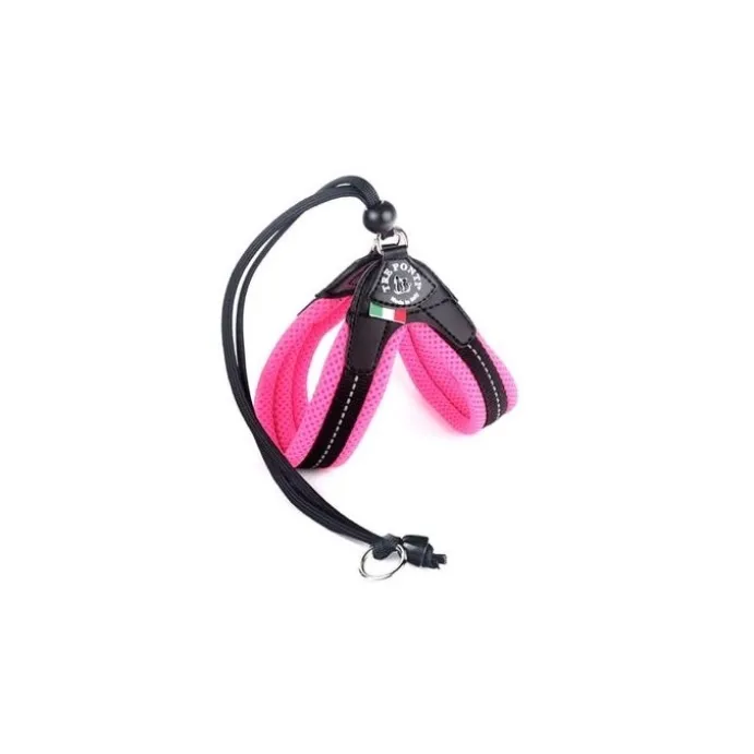 Kattsele Tre Ponti Basic Mesh Rosa Neon
