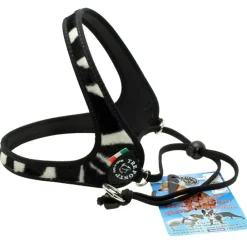 Kattsele Tre Ponti Basic Zebra Svart/Vit