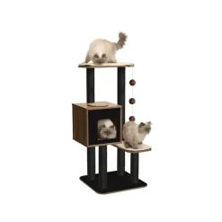 Klösmöbel Vesper Cat Furniture V-high Base Svart