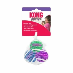 Kong Cat Active Tennisball W/bells 3 pack