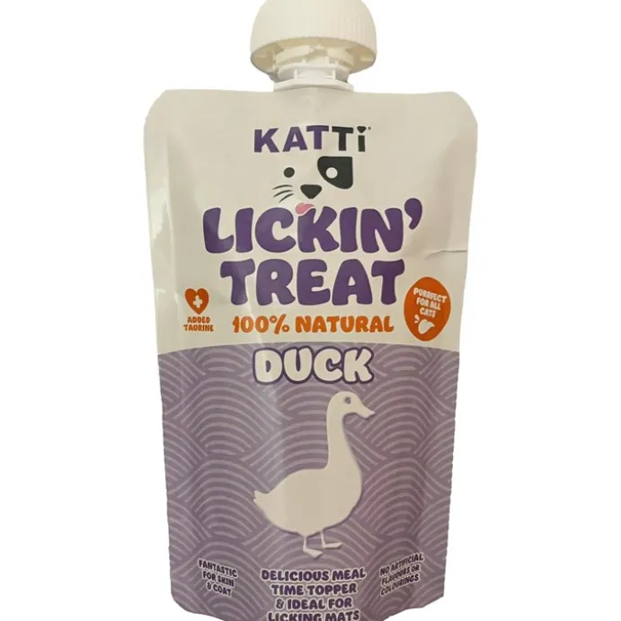 Lickin Treat krämigt Kattgodis med Anka