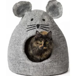 Mouse Wool Pet Cave Grå