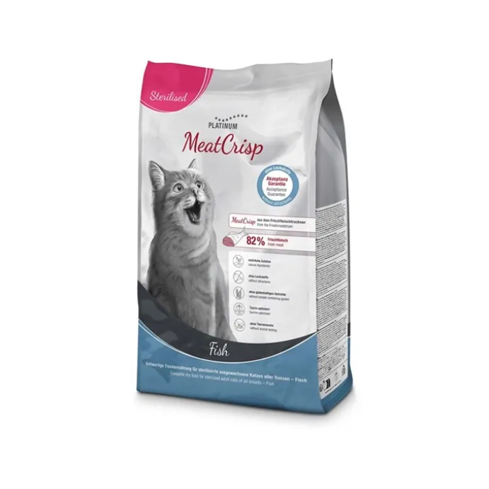 Platinum Cat MeatCrisp Sterilised Fish 1,5 kg
