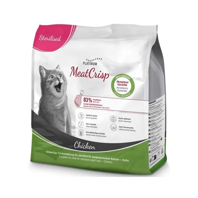 Platinum Cat MeatCrisp Sterilised Chicken 0,4kg