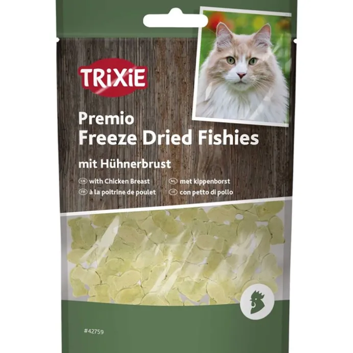 Premio frystorkade fiskar med kycklingbröst