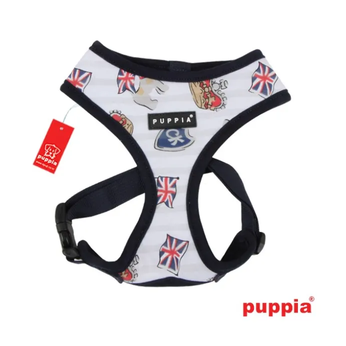 PUPPIA - BRITANNIA HARNESS BLÅ S
