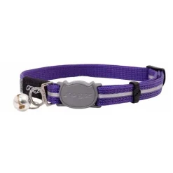 Rogz Alleycat Halsband Mörk lila XS