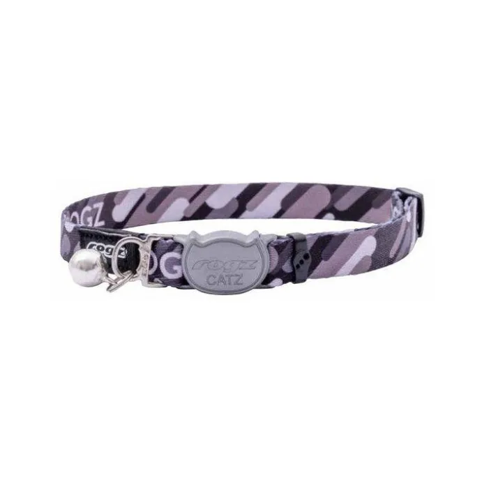 Rogz Fusioncat Geo Halsband Xs Grå