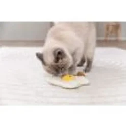 Stekt ägg XXL plysch kattmynta 18 cm