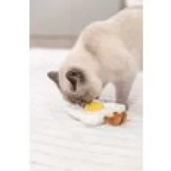 Stekt ägg XXL plysch kattmynta 18 cm