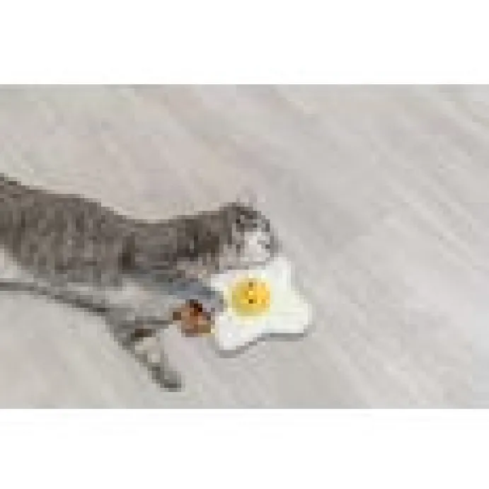 Stekt ägg XXL plysch kattmynta 18 cm