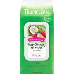 TROPICLEAN DEEP CLEANING WIPES 100ST