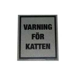 Varning för katten GRÅ