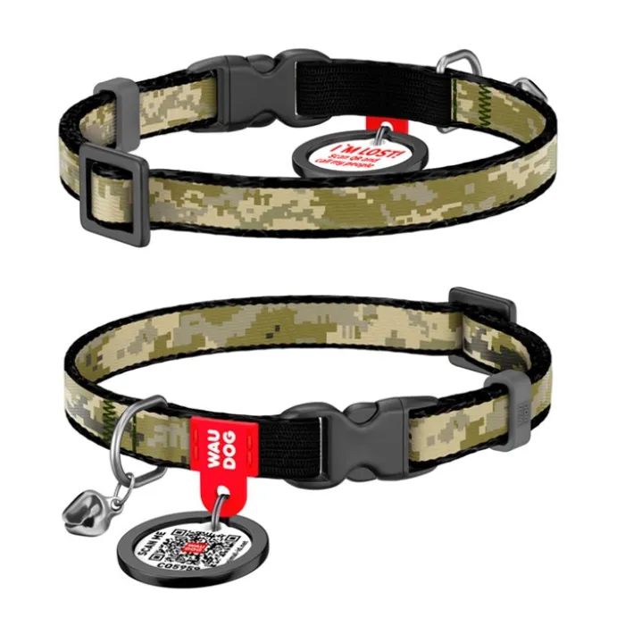 WAUDOG Katthalsband Military design