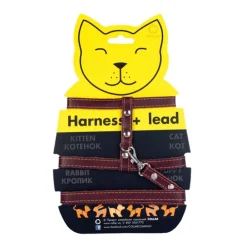 WAUDOG Kattsele Genuine Läder Brun