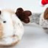 Xmas fluffy mice 2-pack